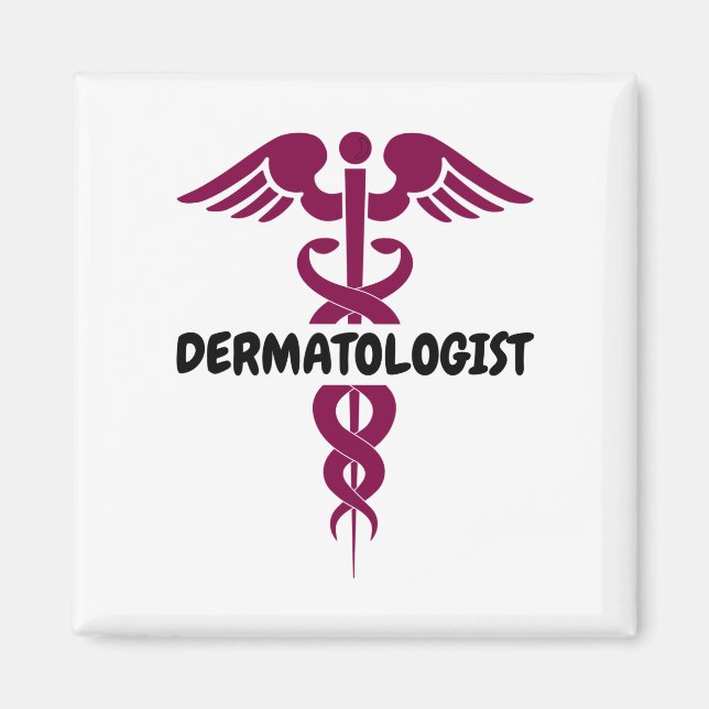 Jag är dermatolog magnet (Framsidan)