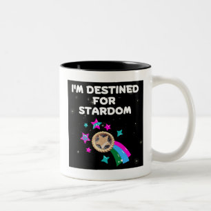 Jag är destinerad till Stardom Två-Tonad Mugg