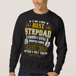 Jag är det bästa steget Pappa Fars dag Presenter Lång Ärmad Tröja