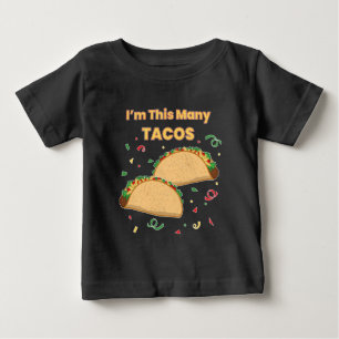 Jag är det här många Tacos-barnets andra födelseda T Shirt