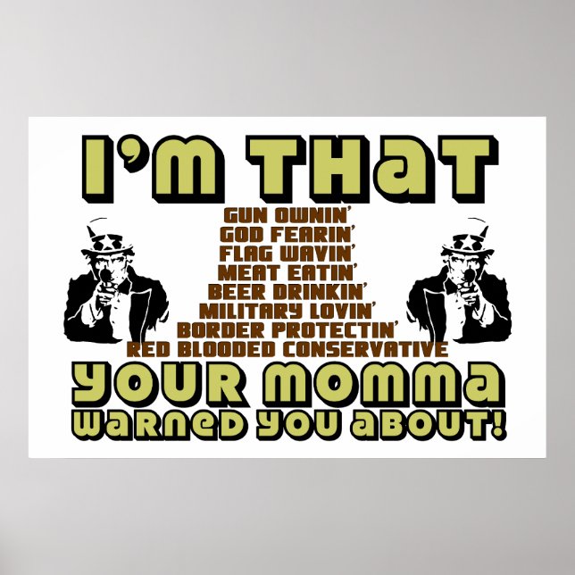 Jag är det Konservativet Poster (Framsidan)