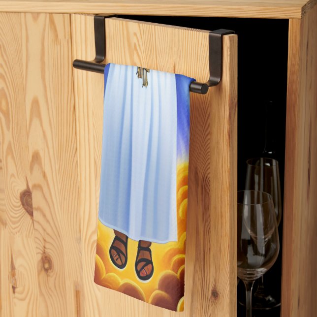 Jag är det lätta köket kökshandduk (Thirds Fold)