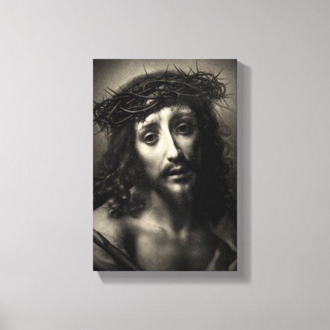 Jag är det levande brödet - John 6:51 Canvastryck (Framsida)