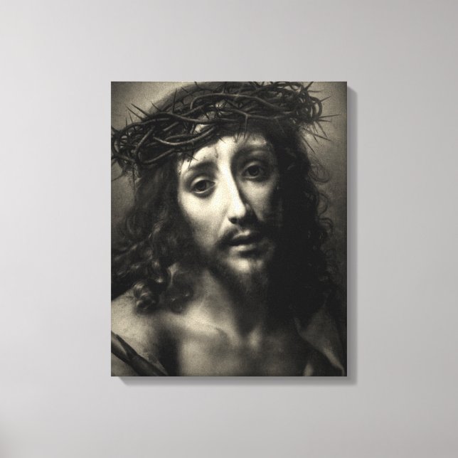 Jag är det levande brödet - John 6:51 Canvastryck (Framsida)