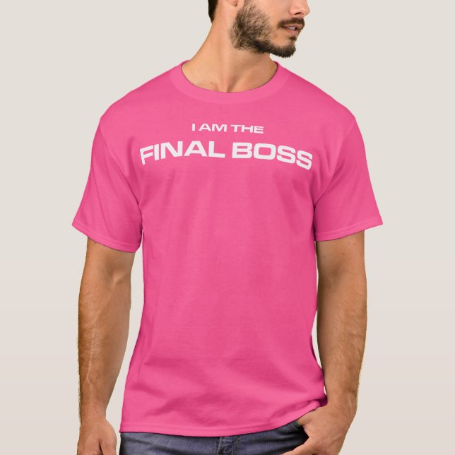 Jag är det sista Chef Mma Kickboxing Fighter T Shirt (Framsida)