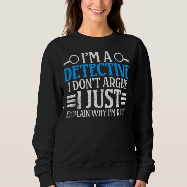 Jag är detektiv... Jag är inte arga... jag förklar T Shirt (Framsida)