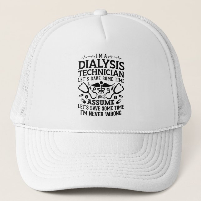 Jag är Dialystekniker Nephrology Dialysis Keps (Framsida)