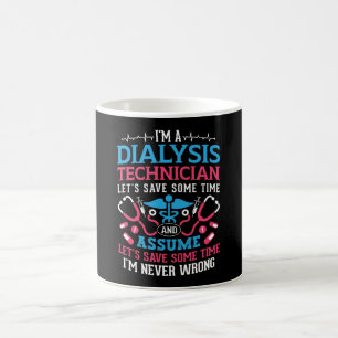 Jag är Dialystekniker Nephrology Dialysis Tech Kaffemugg