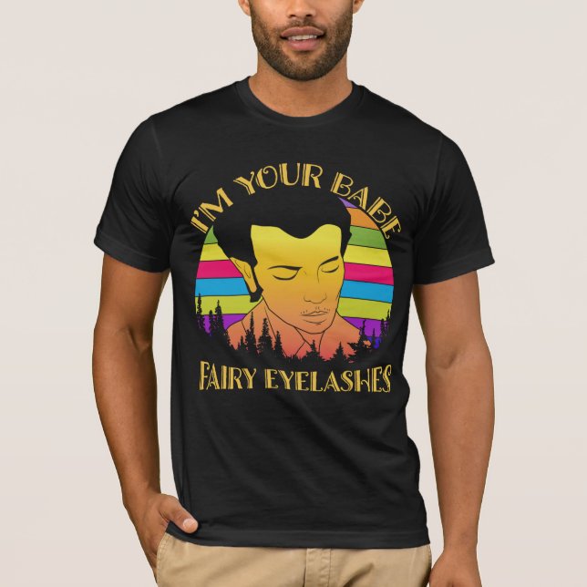 Jag är din älskling - Fairy Eyelash T Shirt (Framsida)