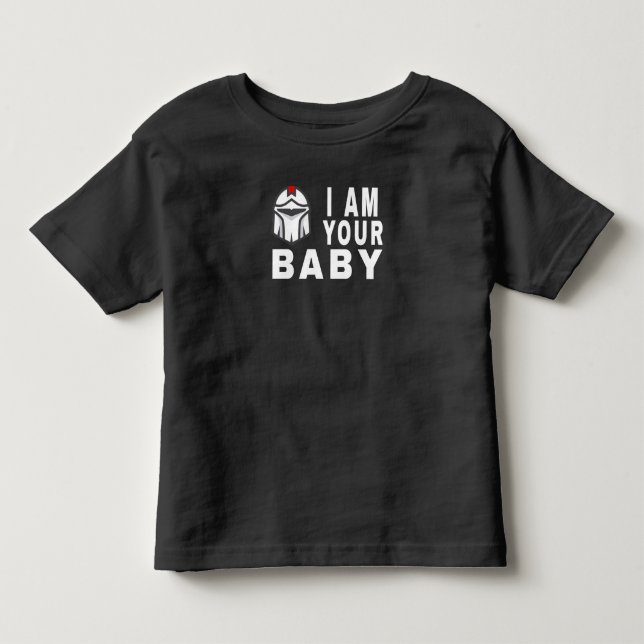 Jag är din baby och, jag är din far, matchande  t shirt (Framsida)