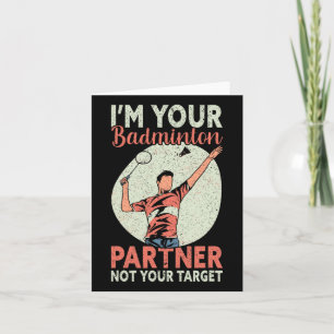 Jag är din Badminton-partner, inte din måltavla? Kort