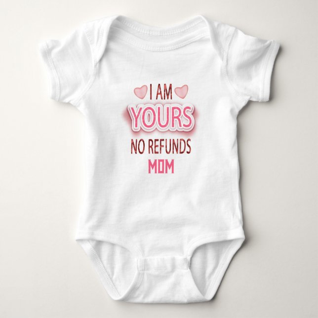 Jag är din bidragsdag MAMMA Valentindagen. T Shirt (Framsida)