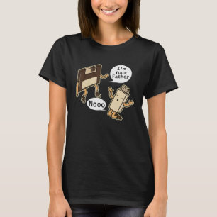Jag är din Far Nooo-diskett och USB Stick 1 T Shirt