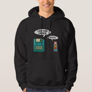 Jag är din Far Shirt USB-diskettenhet IT-dator Hoodie