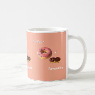 Jag är din favorit - Cute Donut-design Kaffemugg