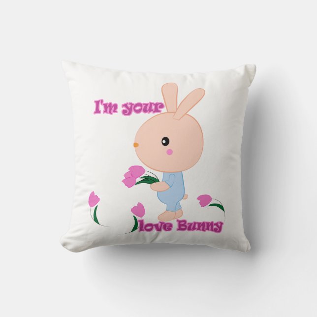Jag är din favoritbunny kudde (Framsida)