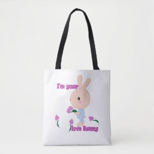 Jag är din favoritbunny tygkasse