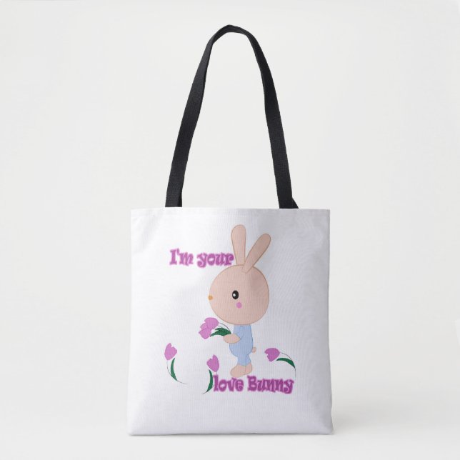 Jag är din favoritbunny tygkasse (Framsida)