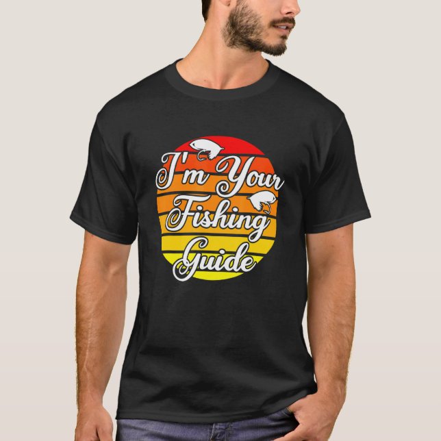 Jag är din fiskeguide 2 t shirt (Framsida)