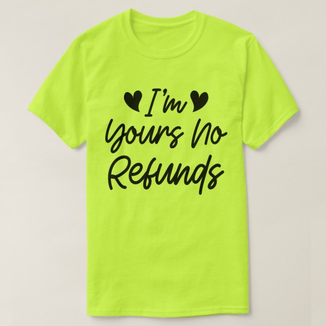 Jag är din gåva utan återbetalning av Valentines d T Shirt (Design framsida)