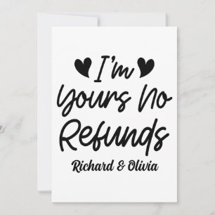 Jag är din gåva utan återbetalning av Valentines d Tack Kort