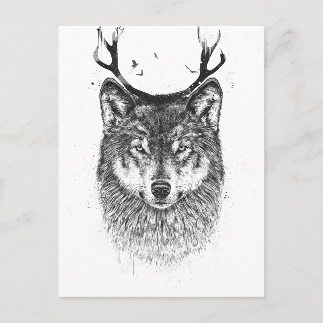 Jag är din hjort vykort (Framsida)