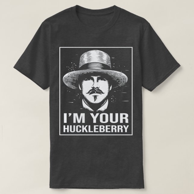 Jag är din Huckleberry Classic Fläkt Art T Shirt (Design framsida)