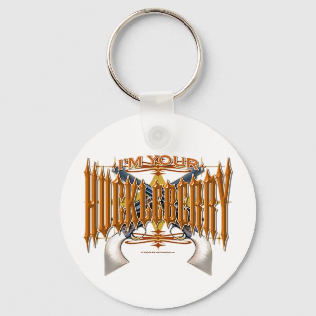 Jag är din huckleberry nyckelring (Framsida)