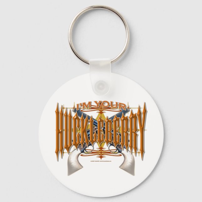 Jag är din huckleberry nyckelring (Framsida)