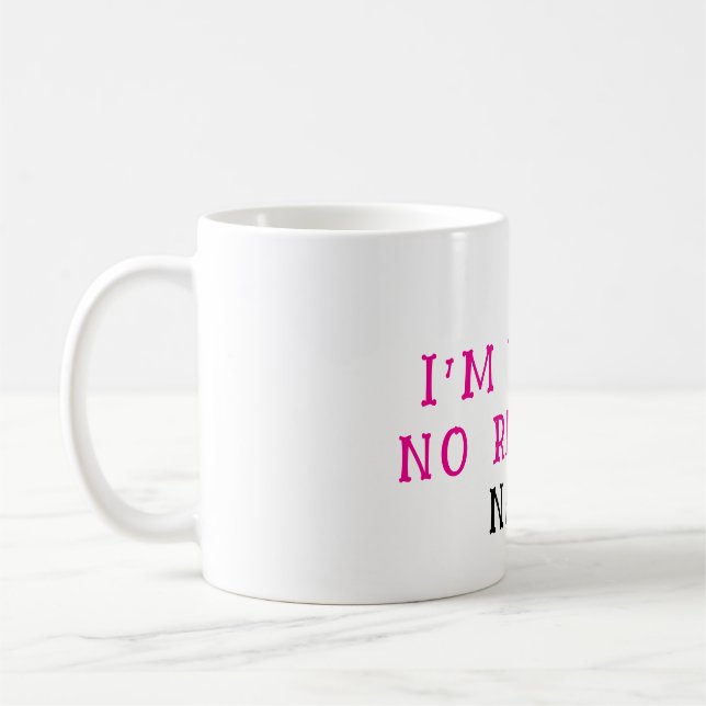 Jag är din inga bidrag kaffemugg (Vänster)