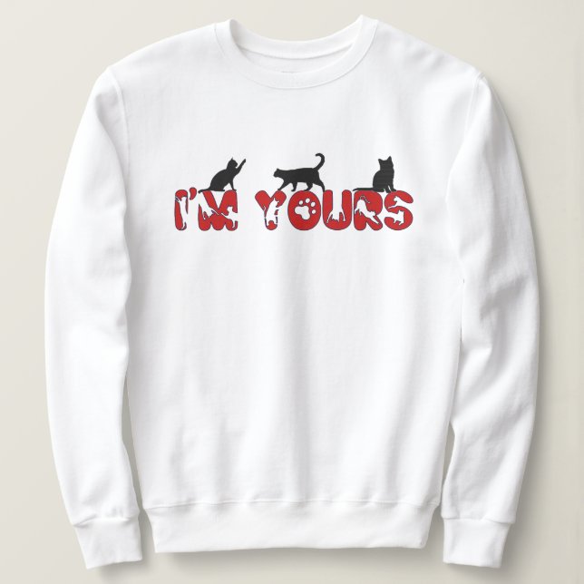 Jag är din, kärlek t shirt (Design framsida)