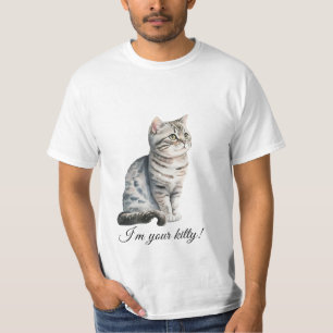 Jag är din kattunge Cute-innekatt T Shirt