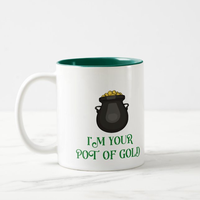 Jag är din Pot från Guld Två-Tonad Mugg (Vänster)