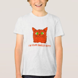 Jag är din sötare Kattunge - Röda katt av konstnär T Shirt
