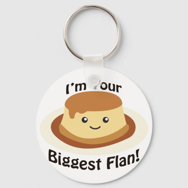 Jag är din största Flan Nyckelring (Framsida)