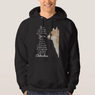 Jag är din vän din partner din Chihuahua Hoodie