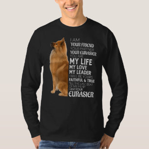 Jag är din vän din partner din Eurasier Hund Mo T Shirt