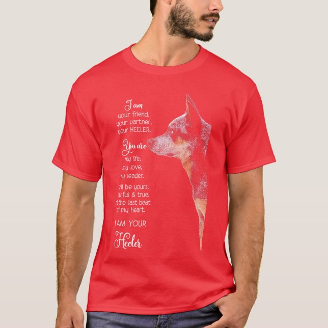 Jag är din vän din partner din Heeler Liten gi T Shirt (Framsida)