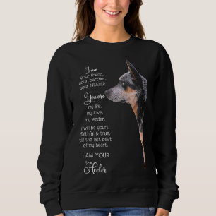 Jag är din vän din partner din heeler t shirt