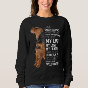 Jag är din vän din partner, din walesiska terrier t shirt