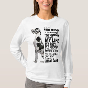 Jag är din vän din partner i Great dane T Shirt
