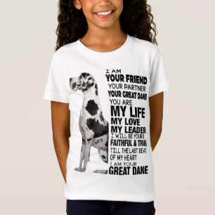 Jag är din vän din partner i Great dane T Shirt