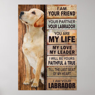Jag är din vän - Hem Decor Wall Art Poster