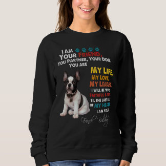 Jag är din vän och partnern din Hund-Fransk-bullet T Shirt