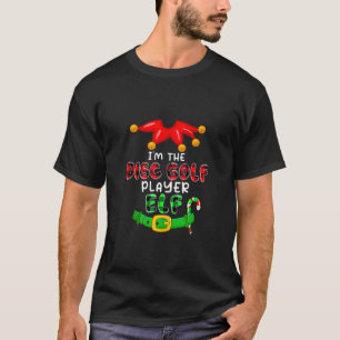 Jag är Disk Golf Player Elf Julafton Costumes Elf T Shirt