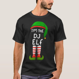 Jag är DJ Elf Funny Elf Family Match T Shirt
