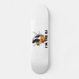 Jag är DJ-rakingan. Old School Skateboard Bräda 18 Cm