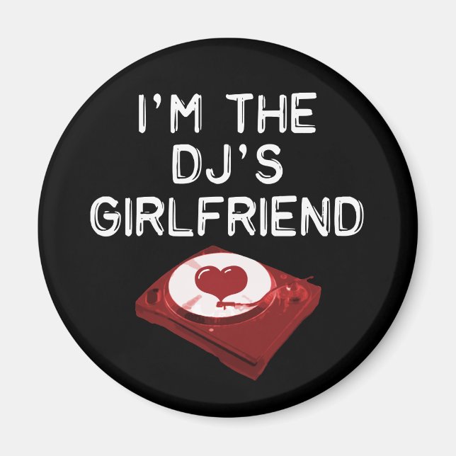 Jag är DJ:s flickvän Magnet (Framsidan)