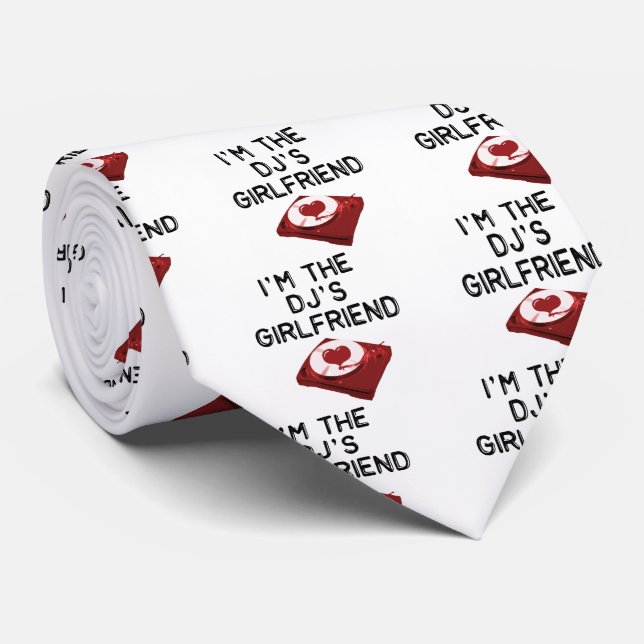 Jag är DJ:s flickvän Slips (Rullad)
