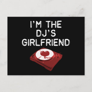 Jag är DJ:s flickvän Vykort